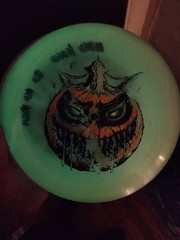 Dynamic Discs PUMPKIN Glow In The Dark Golf Driver Disc