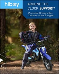 Hiboy 36V Electric Dirt Bike Kids Motorcycle Toy Motocross 9.3 Miles Range DK1