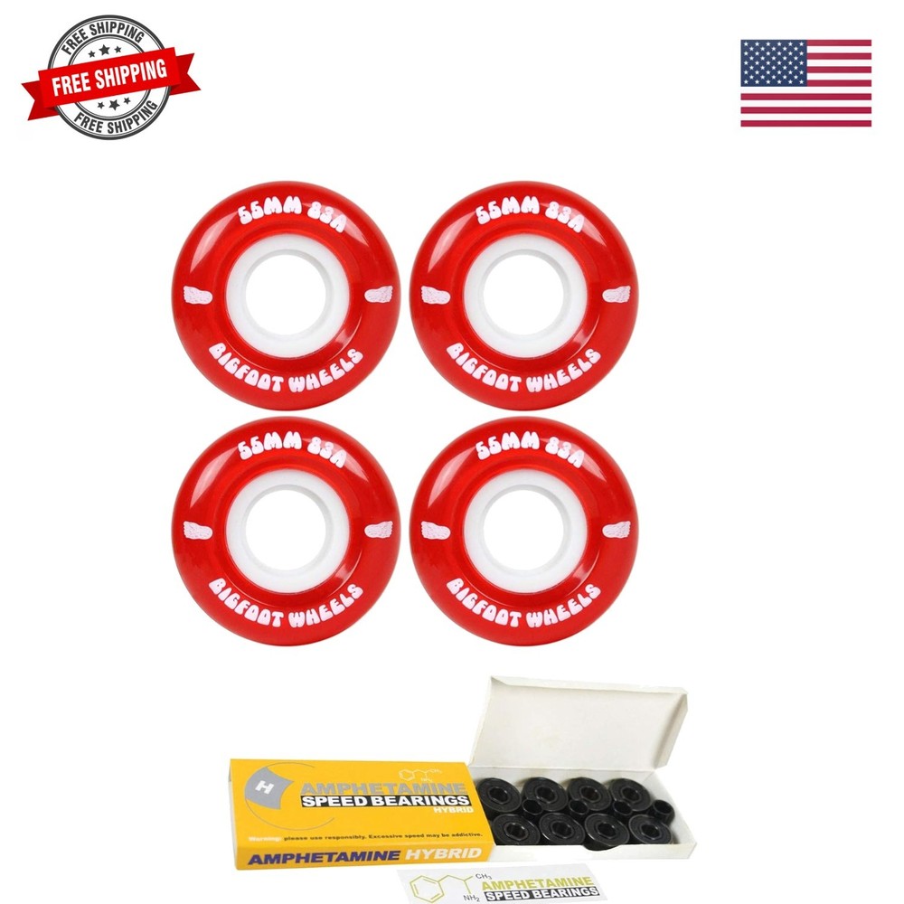 Skateboard Wheels 83A Soft Street Cruiser Filmer with Ceramic Bearings