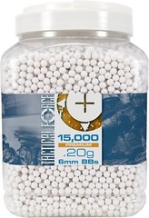 Tactical Force Premium 6mm Airsoft BBS Ammo 15000 Count.20 Gram