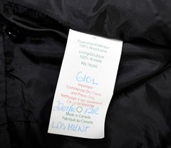 Grand Prix shadbelly coat jacket black, CAN 12 USA 6
