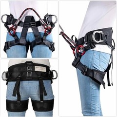 Climbing Belts, Thicken Professional Large Size Safety Seat Belts for Tree Climb