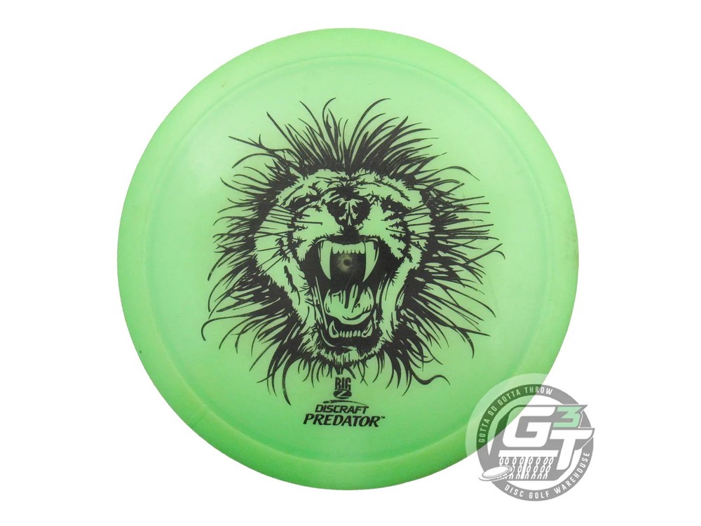 USED Discraft Big Z Predator 176g Green Black Stamp Fairway Driver Golf Disc