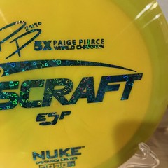 Discraft Paige Pierce Nuke ESP 173-4g Yellow Green