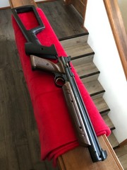 CROSMAN AMERICAN CLASSIC 1377 AIR PISTOL W/ MODEL 1399 SHOULDER STOCK