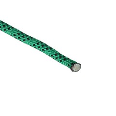 3/8 «x 100′ Black&Green Braided Polyester Arborist Rigging Rope Garden 3250lbs