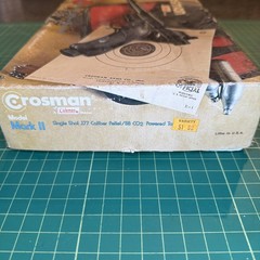 Vtg 1981 Rare Crosman Coleman Division Mark I CO2 Target Pellet Pistol In Box