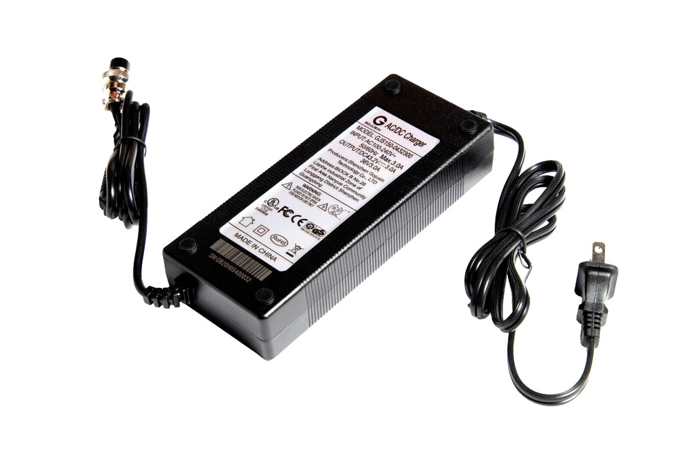Charger AV Plug 36V 3 amp High End DC gel SLA AGM battery electric scooter