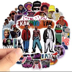 25 Piece Mix Lot 2” West Coast Rap Hip-Hop Stickers, Waterproof *FREE SHIPPING*