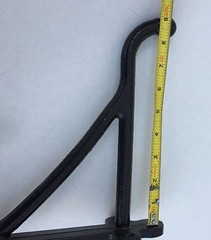 New Heavy Duty Black Powder Coated Malleable Iron 10″ Horse Harness Hook Tack