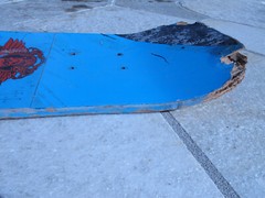 VTG 1988 Powell Peralta TOMMY GUERRERO 7PLY Flaming Dagger Skateboard Deck RARE!