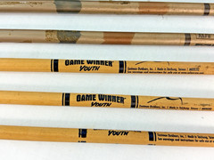 Lot of 17 Vintage Aluminum, Carbon & Wood Arrows -Easton, Game Winner, Wolverine