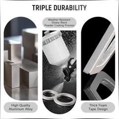 Silver Self-Adhesive Mailbox Numbers and Letters for 3 Inch Mailbox