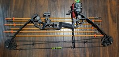 Bowfishing Bow Kit with Arrow Ready to Shoot Right Handed 15-45 LBS Draw Length