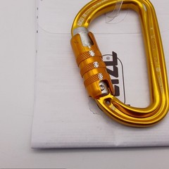 Petzl Triact Lock Lightweight D Shape Carabiner For Climbing And Mountaineering