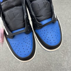 DM7866-104 Travis Scott Fragment AJ 1 Low OG Blue Black Men’s Size 4-13