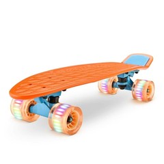 Hurtle 6» PP Deck Skateboard-Mini Cruiser Skateboard-Kids, Teens, Adults-Orange
