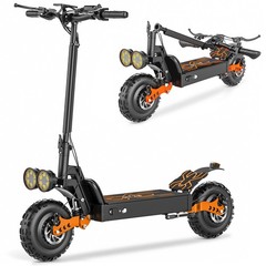 11″Off Road Tires Adult Electric Folding Scooter 35MPH 70 Miles Range Dual Motor