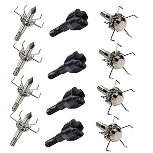 100/125 Grain Small Game Broadheads 12PK Judo Points Small Game 100 Grain Mixed