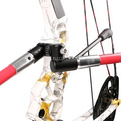 Archery Single Side Adjustable V-Bar Mount Quick Disconnect,Bow Rod Stabilize…