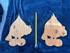 RARE World Industries Skateboards handmade Wood Cutouts 20in Tall Supreme HUF