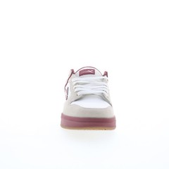 Lakai Telford Elite Mens White Suede Lace Up Skate Inspired Sneakers Shoes