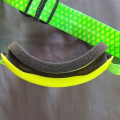 SCOTT Junior Witty Enhancer Snow Goggles Green/Yellow Frame Tinted Amber Lens