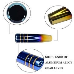 Car Long Gear Shift Lever Knob Handle Compatible with Honde, 5″ Multicolor