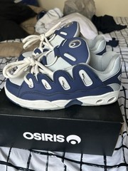 Osiris Men’s Skateboarding Athletic Shoes Blue/White US 8 Medium (D, M)