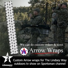 Arrow Wraps Qty. 14 Printed Don’t Tread on Me Patriotic American Flag Design