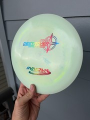 Innova PFN Star Destroyer Penned/Pat#s (*D) 171g Minty Swirl w/Rainbow Foil OOP