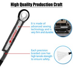 30KN Climbing Carabiner Locking Safety Prusik Climbing Rope Rappelling Rock Cord