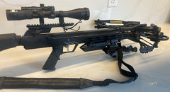 SAS Troy 370 Crossbow 4×32 Scope 185-pound compound crossbow 370 FPS