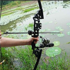 40lb Bowfishing Recurve Bow Set Arrow Reel Straight Bow Archery Hunting Fishing