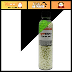 Glow in the Dark 6mm BBs for Airsoft – Multi-Polished 0.20g Plastic Ammo (Green)