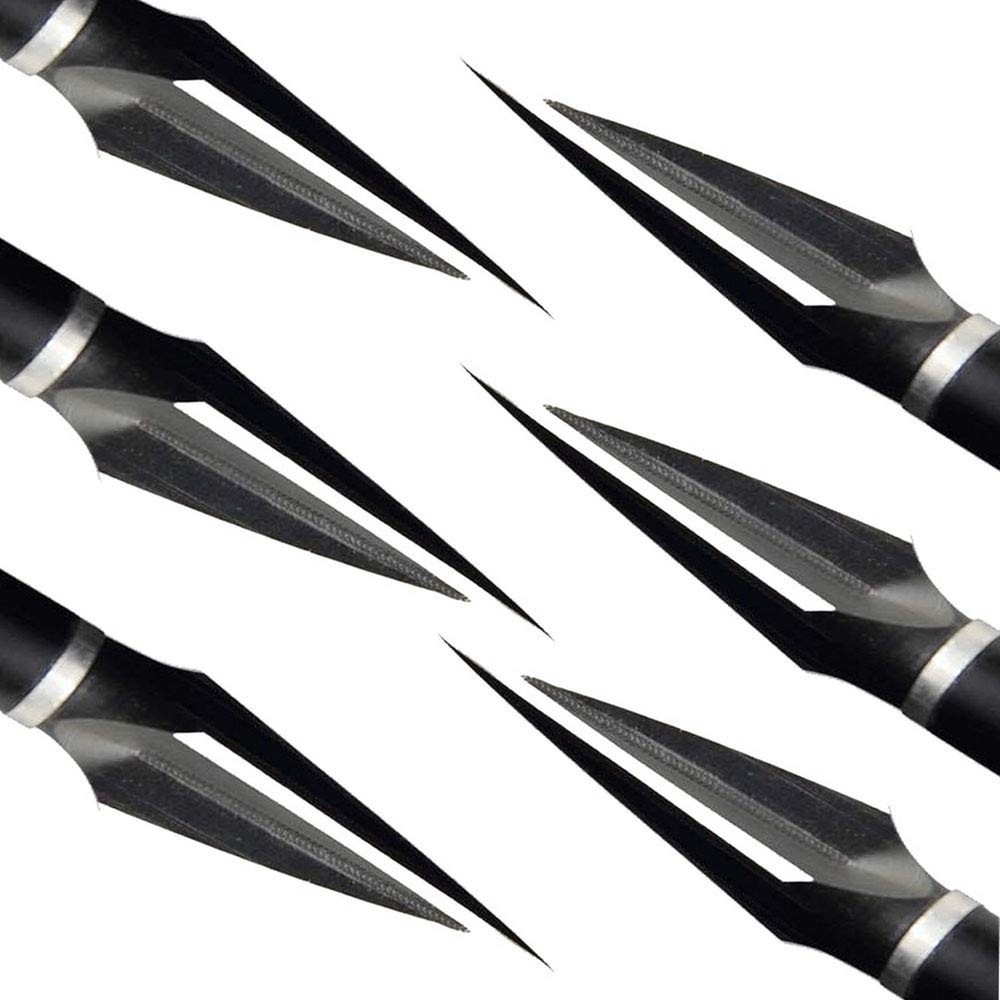 Archery Broadheads 150 Grain Traditional Hunting Arrow Head for Compound Bow,…