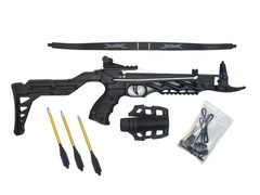 KingsArchery Crossbow Pistol Self-Cocking 80LBS Archery Bow Aluminum Arrow Hunt