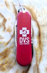 DVS Shoes «Swiss Army» Knife Skate Skateboard small pocket multitool ~ Vintage