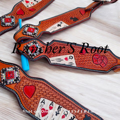Western Horse Leather Tack Set | Vegas Ace Tack Set