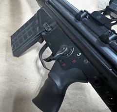 Airsoft LCT G3 Rifle with a Holosun Red Dot and Riser
