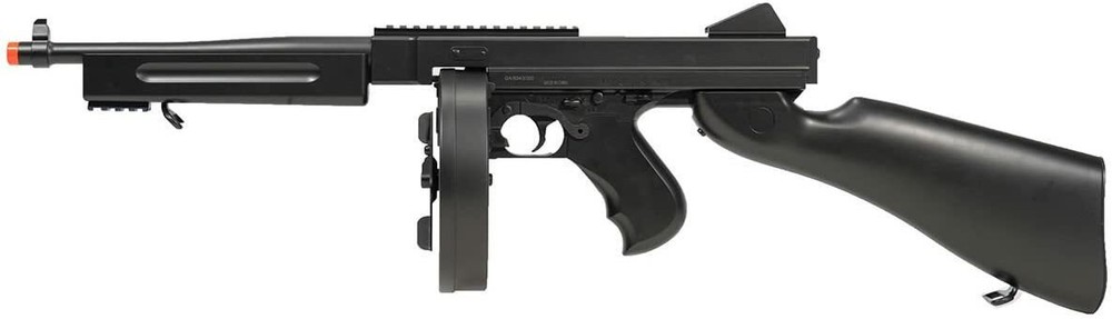 FULL AUTO THOMPSON AIRSOFT M1A1 ELECTRIC AEG 330 FPS RIFLE TOMMY GUN