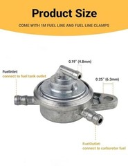 GY6 Fuel Pump Petcock for Chinese Scooter 49cc 50cc 150cc 125cc 139QMB 157QMJ