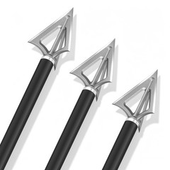 8-pcs Hunting Broadheads 125-Grain and 100-Grain Arrow Archery Arrowhead Suit…