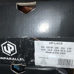 Size 13- Unparallel Uplace Climbing Shoes Blue