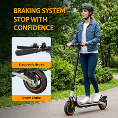 Adult Electric Scooter 500W Folding Commuter E-Scooter with APP 21MPH Fast Speed