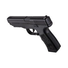 Crosman PSM45 Spring-Powered Single Shot BB Air Pistol, Polymer Frame, Black