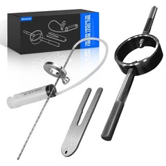 Universal Motorcycle Fork Spring Compressor Tool, Oil Level Set Type B
