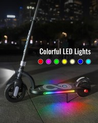Gyroor 180W 10mph Speed Electric Scooter For Kids and Teens Ages 8-14-Silvery