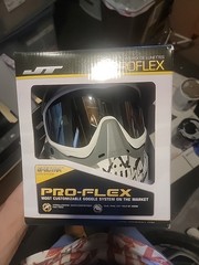 JT Proflex Paintball Mask Goggle Spectra Snow Camo LE