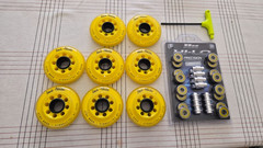 Labeda Addiction 80mm set of 8 (plus free bearings and skate tool)